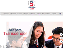 Tablet Screenshot of domingo-savio.edu.pe